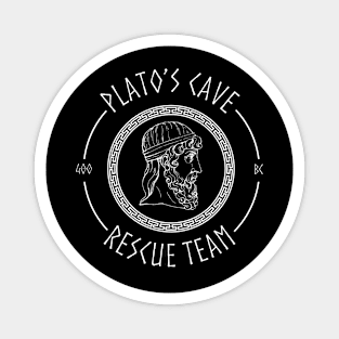 Platos Cave Rescue Team Ancient Greek Philosophy Magnet